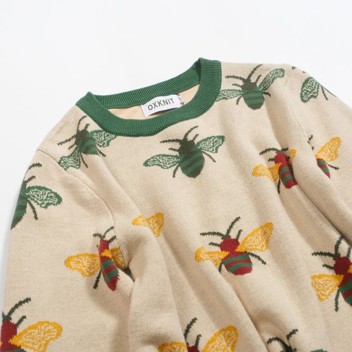 Women's green Bee vintage knitwear knitwear