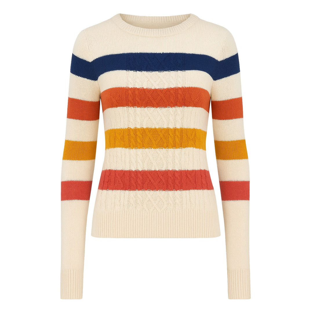 Kvinnors Brown Fox Lantern Sleeve Knitwear-Copped Längd