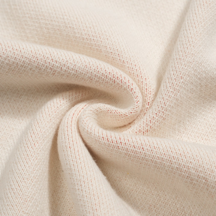 Malhas femininas retrô creme branco cereja jacquard