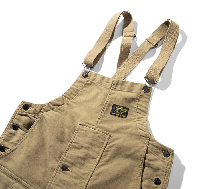 Herren-Cargo-Overall im Retro-Stil, lässig, Marineblau