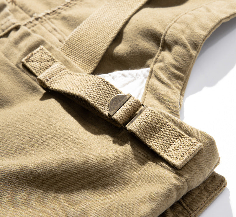 Herren-Cargo-Overall im Retro-Stil, lässig, Marineblau