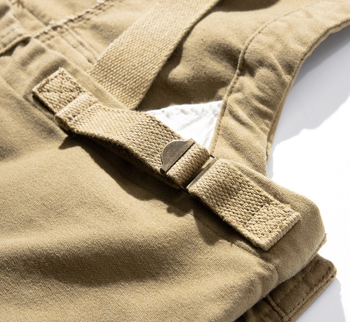 Herren-Cargo-Overall im Retro-Stil, lässig, Marineblau