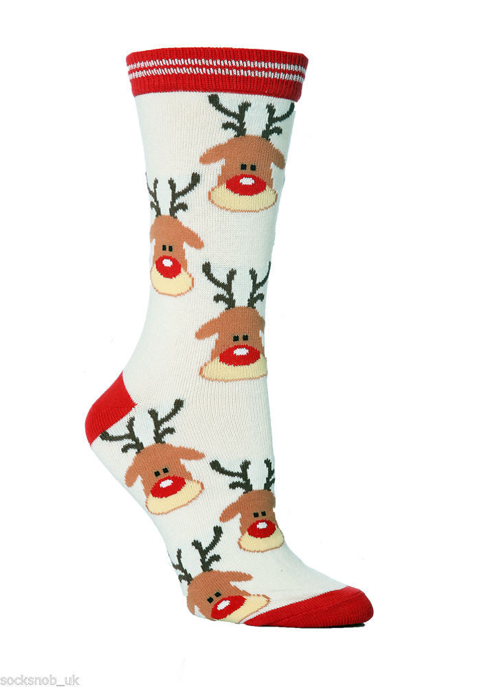 Christmas stockings new elk men's and women's stockings medium tube socks
