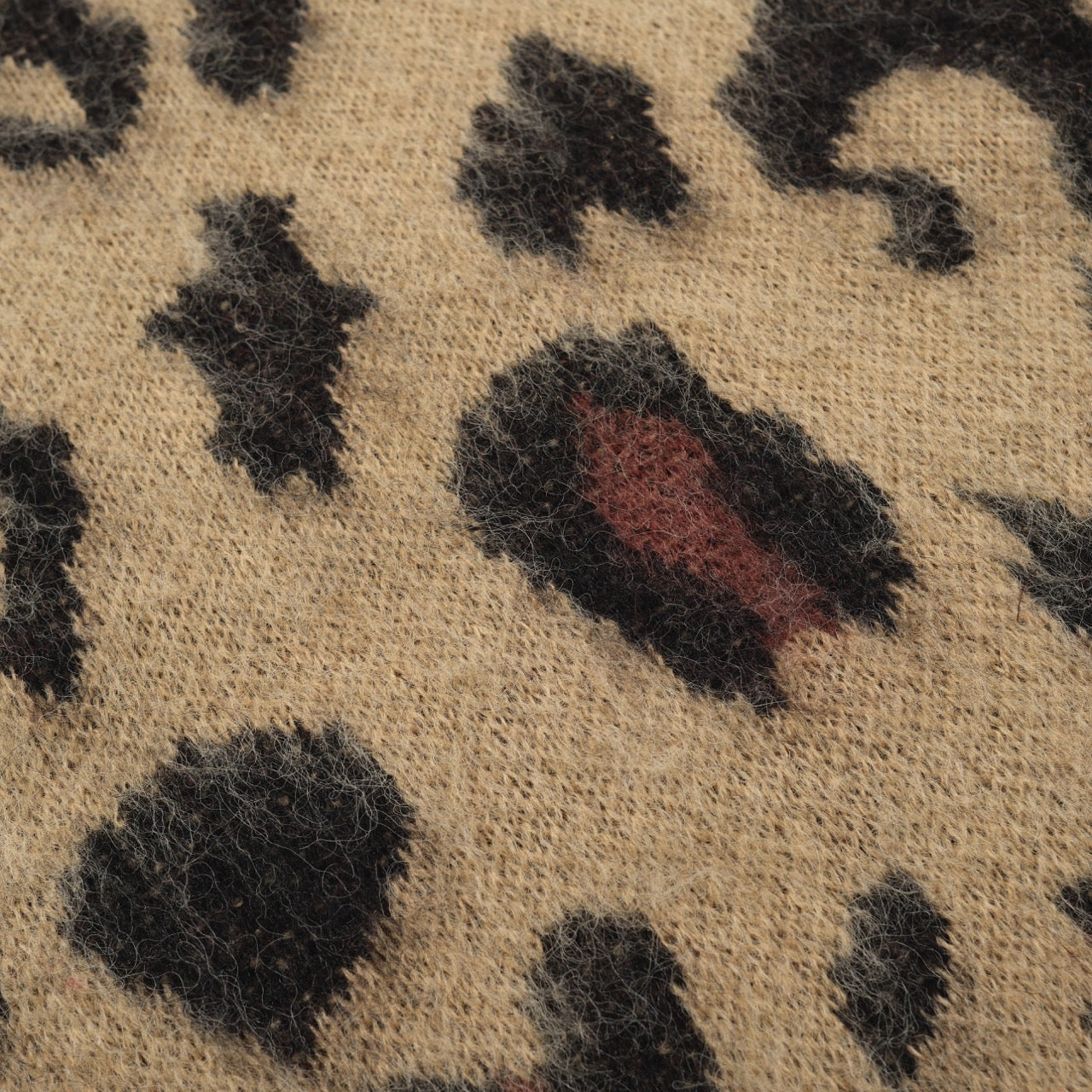 WOODBLOCK LEOPARD SWEAT セットアップ　上XL 下L Leo sweater with stand-up collar | Rich & Royal