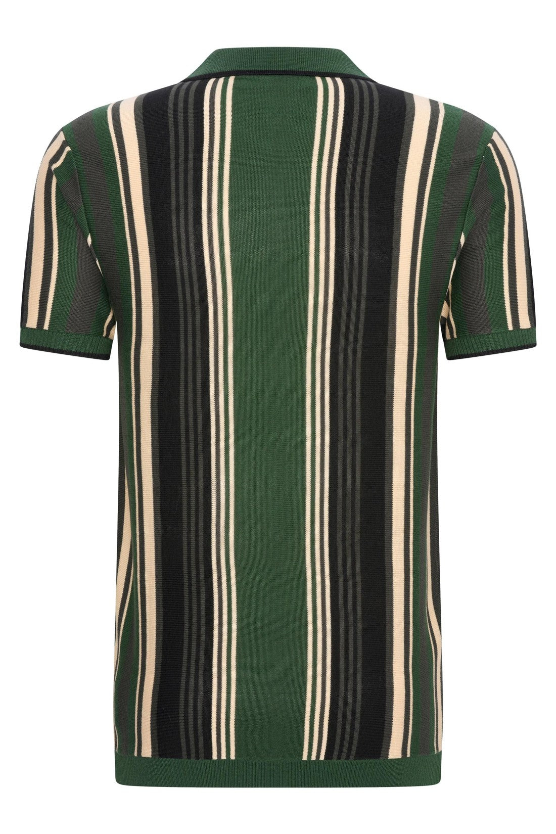Polo rétro en tricot bleu des années 60 pour hommes