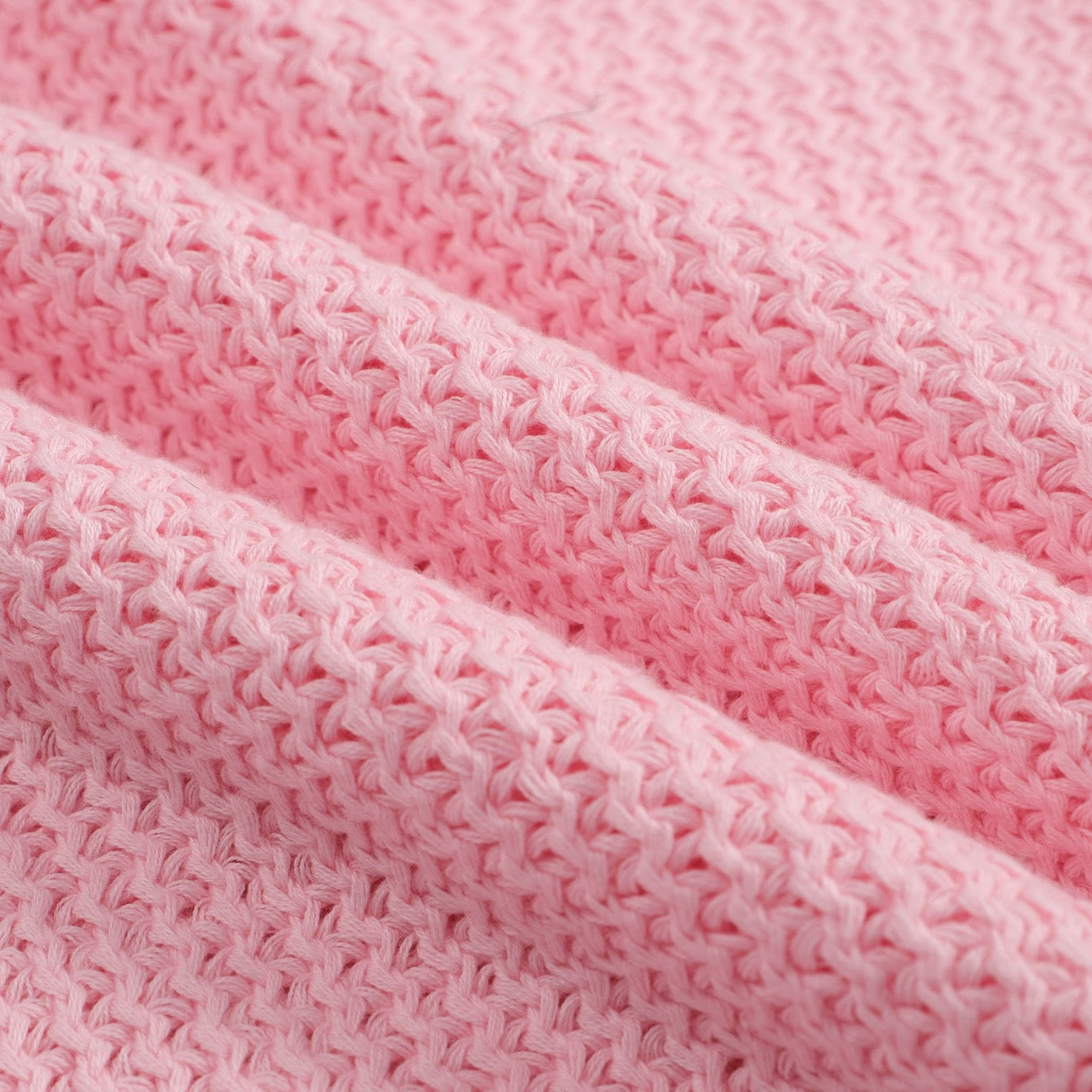 Men's 60s Pink Waffle Knit Polo | Retro Mod Lightweight V Men's 60s Pink Waffle Knit Polo | Retro Mod Lightweight V