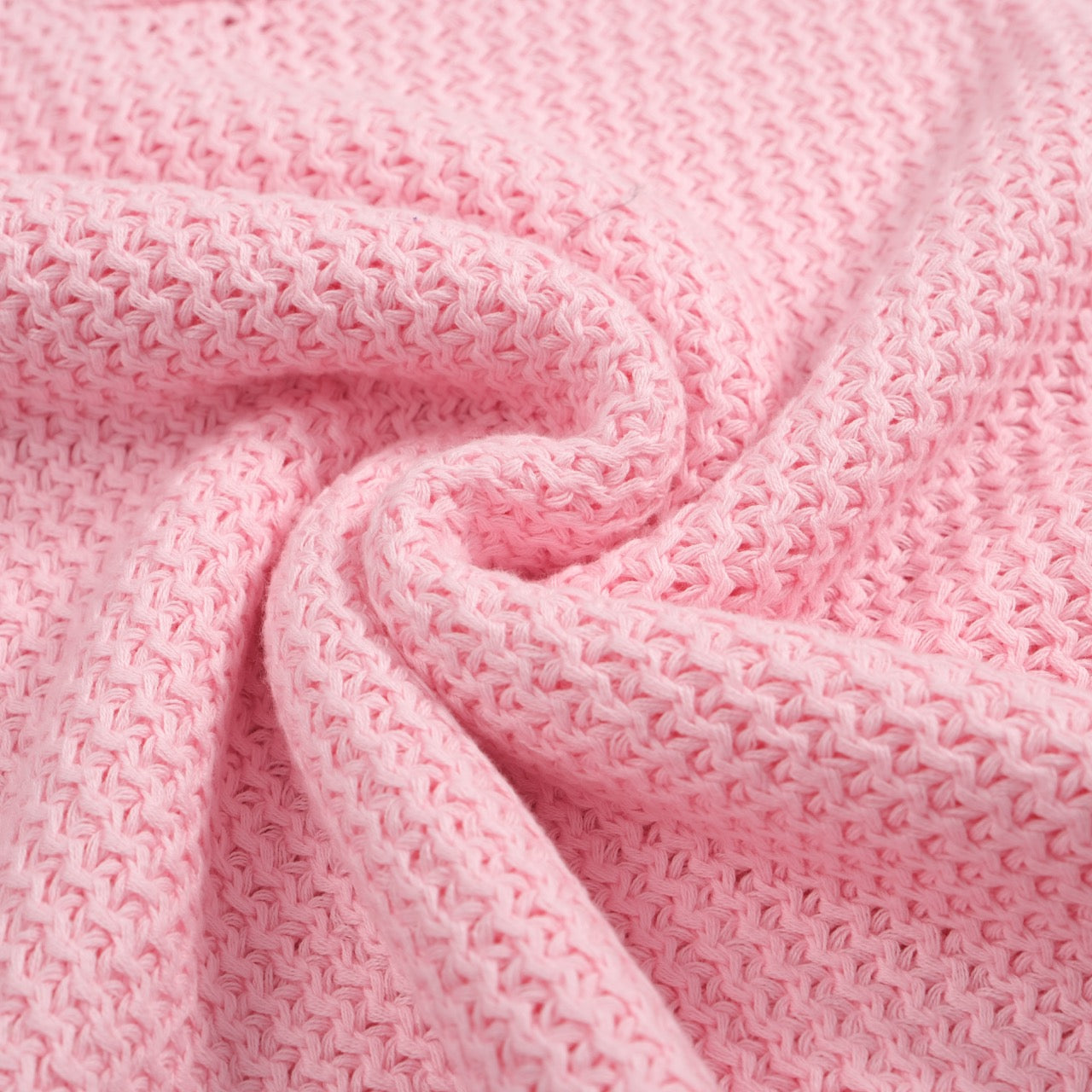 Men's pink knit V-neck Fashion polo