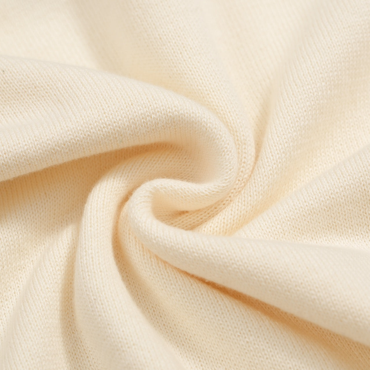 ◆Hilton ✴︎60‘s Vintage✴︎men'sポロニット◆ Men's 60s Mod Cream Knit Polo with Black Trim – Retro Short