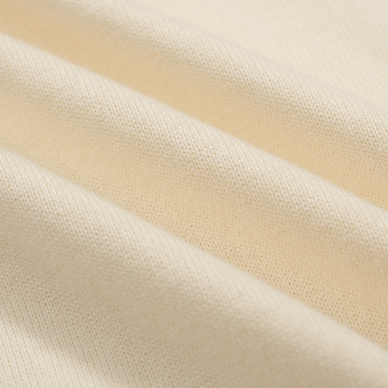 Open Stitch Knit Polo - Cream/Green Haze main image 1