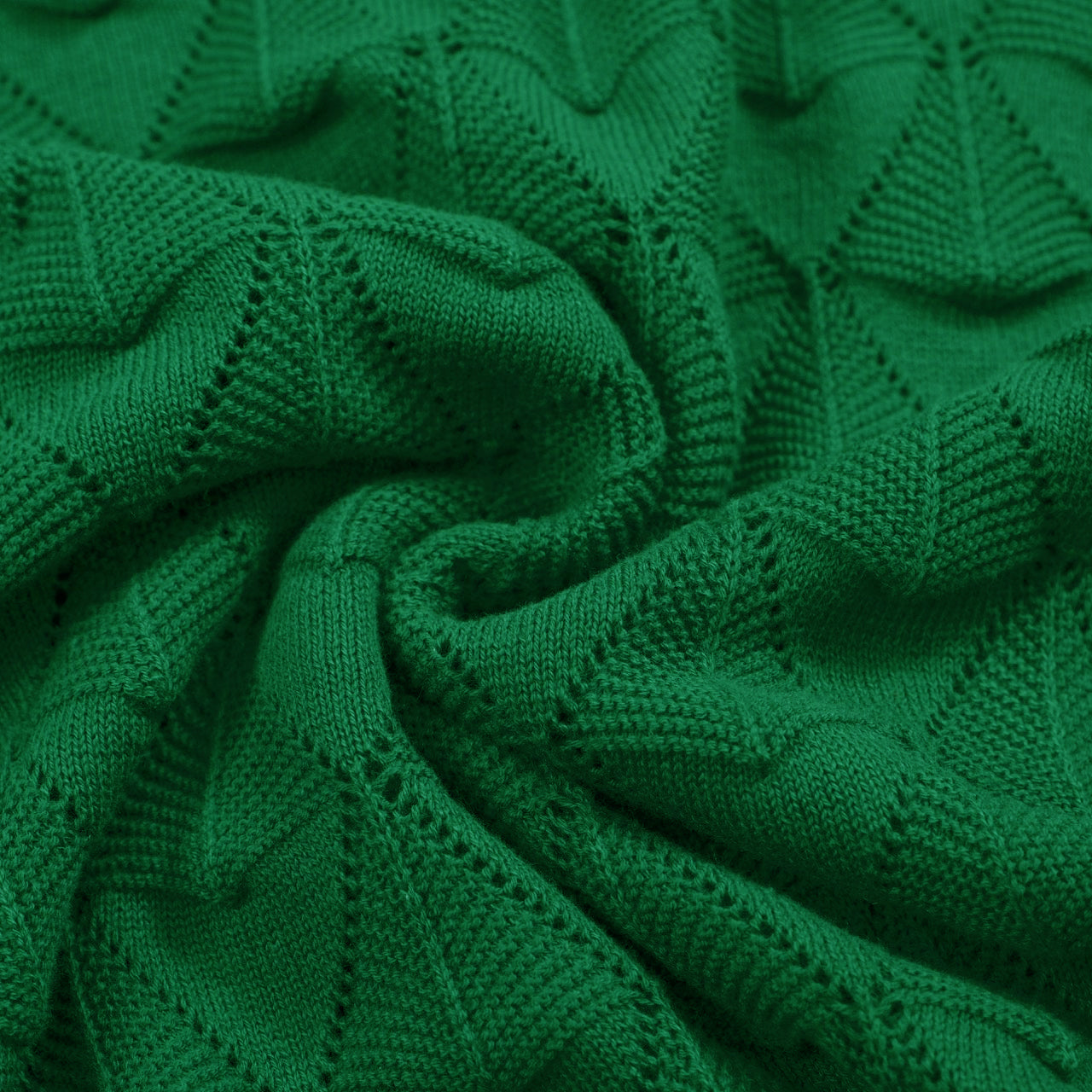 Men's Vintage 1970s Knit Cardigan Shirt | Retro Emerald Green