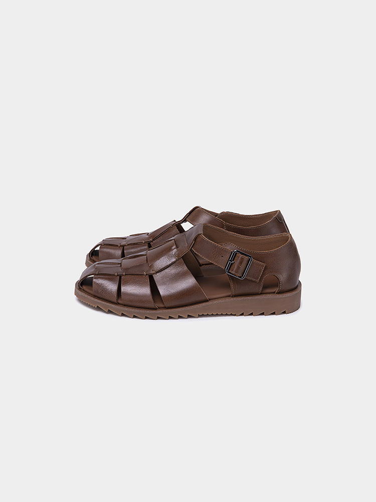 Men's Vintage Versatile Handmade Casual Gurkha Sandals Roman