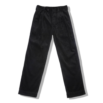 Men's Retro Casual Straight Thick Corduroy Trousers