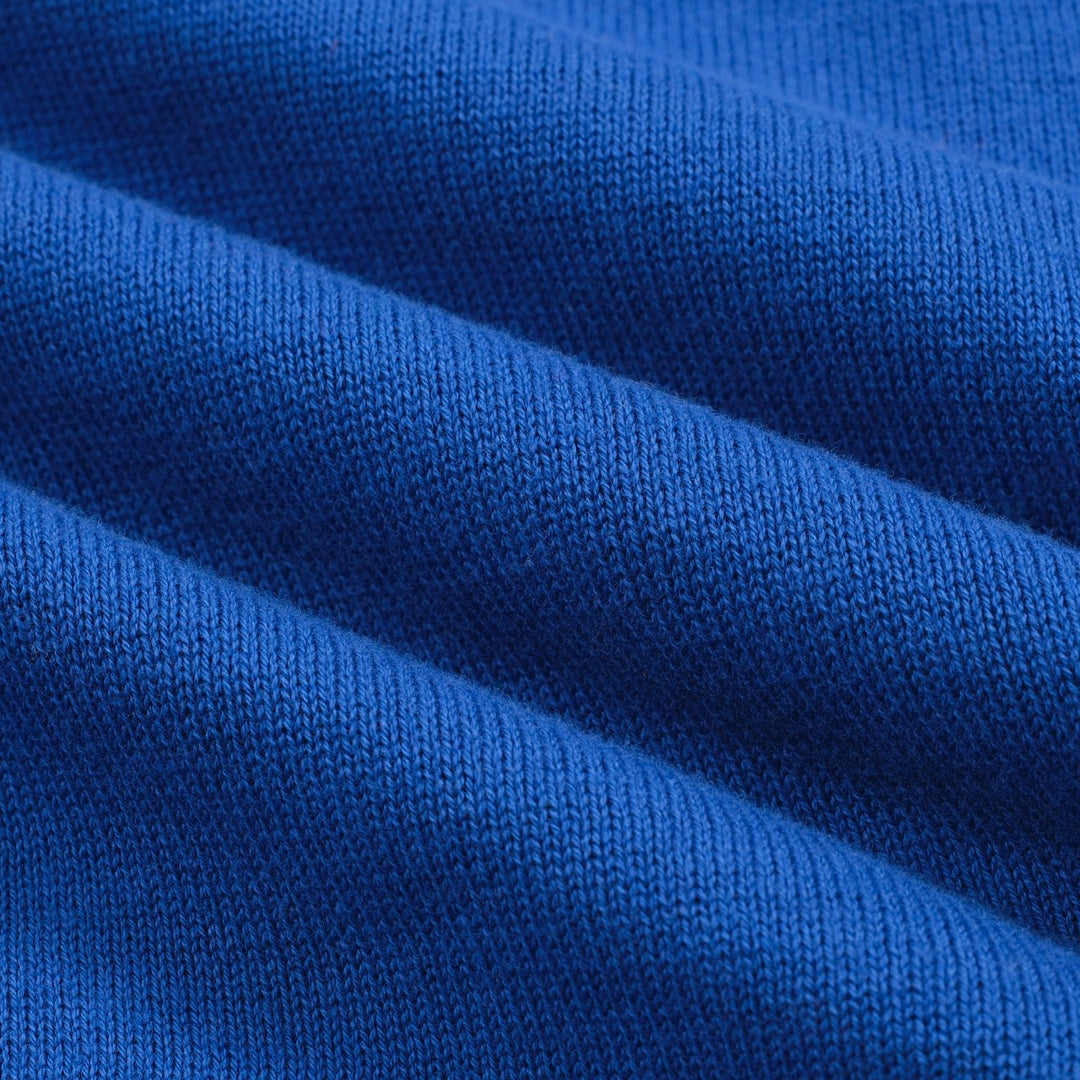 Men’s Atomic Starburst Jacket – Royal Blue & Taupe Knit
