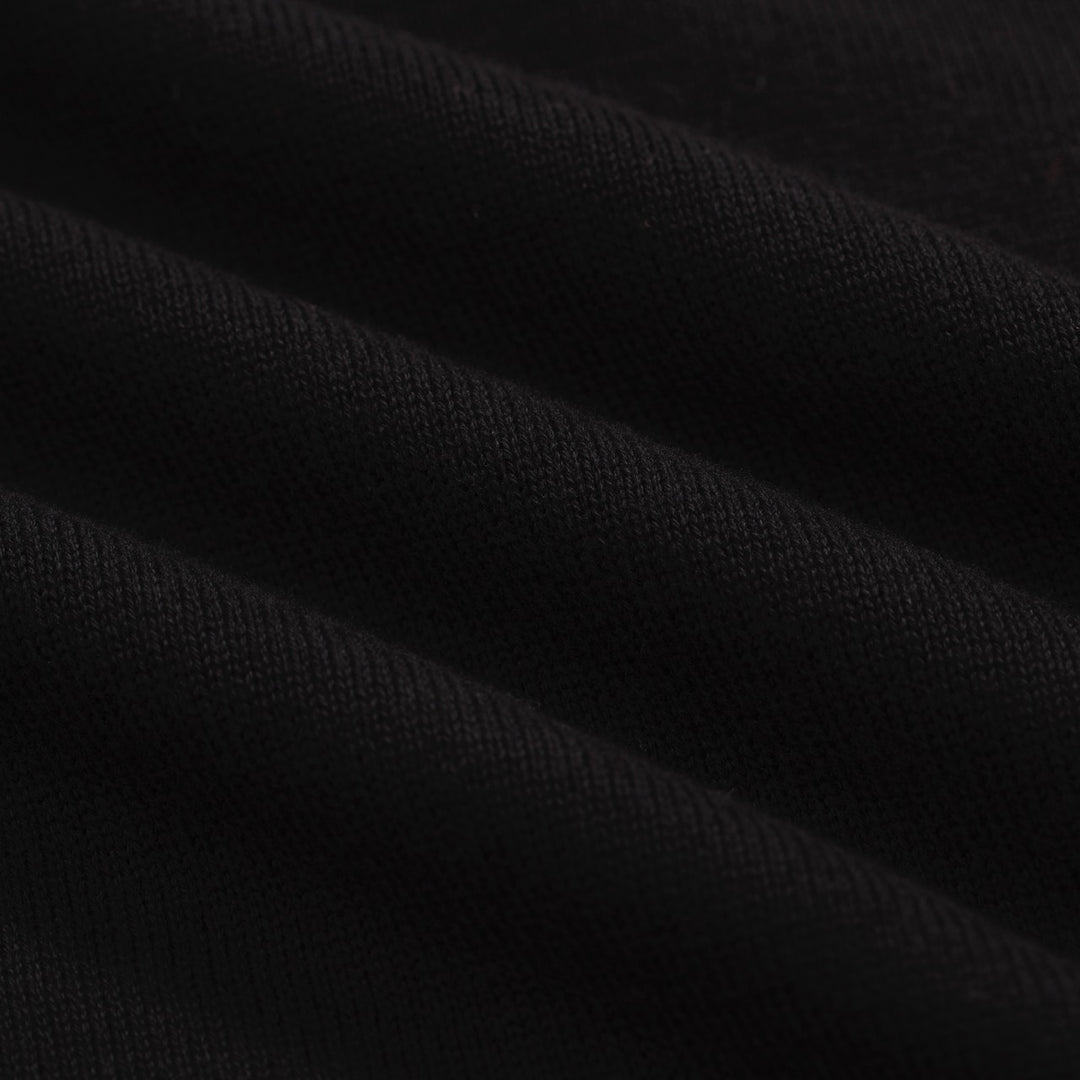 Women’s Black Cat Sweater – Starburst Knit with Tabby Graphic