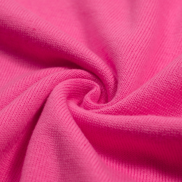 Gilet tricoté colorblock femme – Rose, Rouge & Chameau Retro Boutons Longueur Cropped