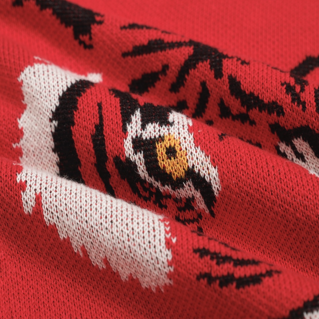 Columbia aknit ラガーシャツ Men's Vintage Red Knit Shirt | Retro Tiger Graphic Button-Up