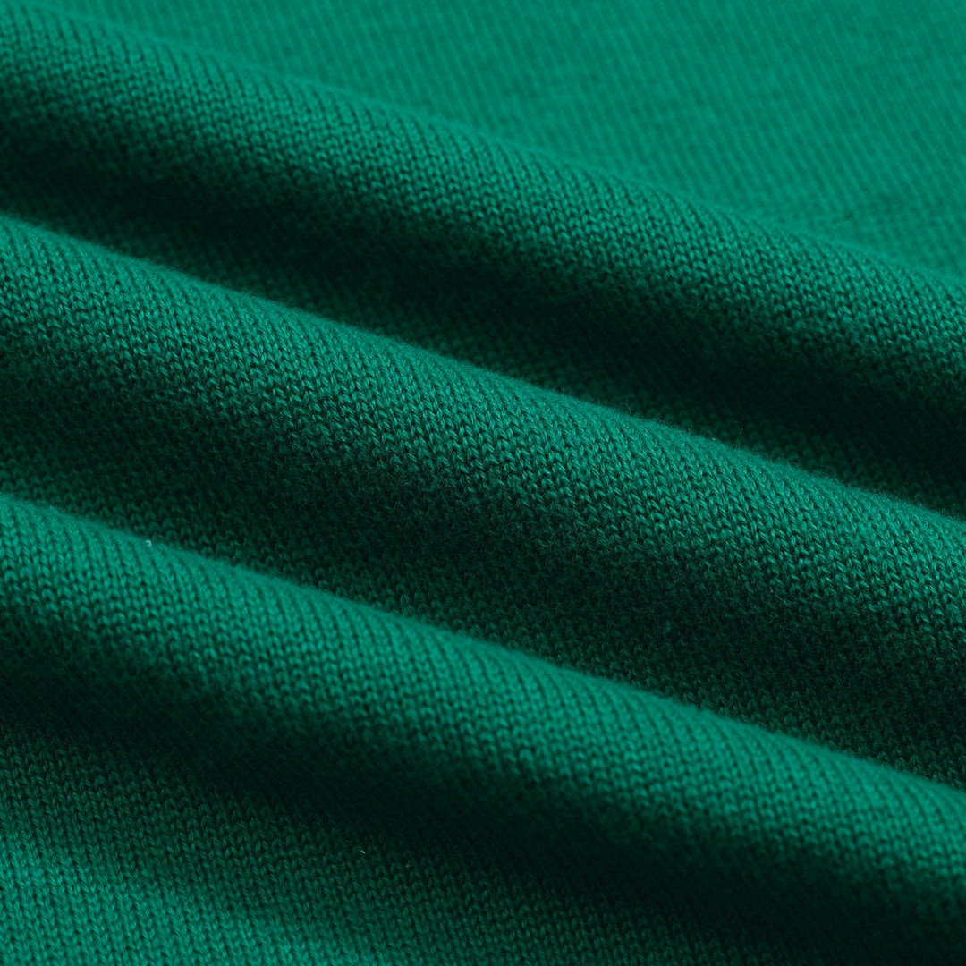 Grüne, gestickte Leoparden -Strickwege für Männer