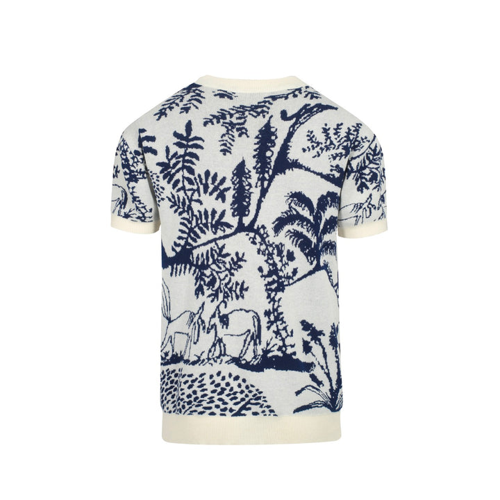 Art White Art Jacquard Knitwear