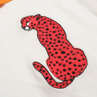 Men's multi-colored embroidered V-neck knitwear