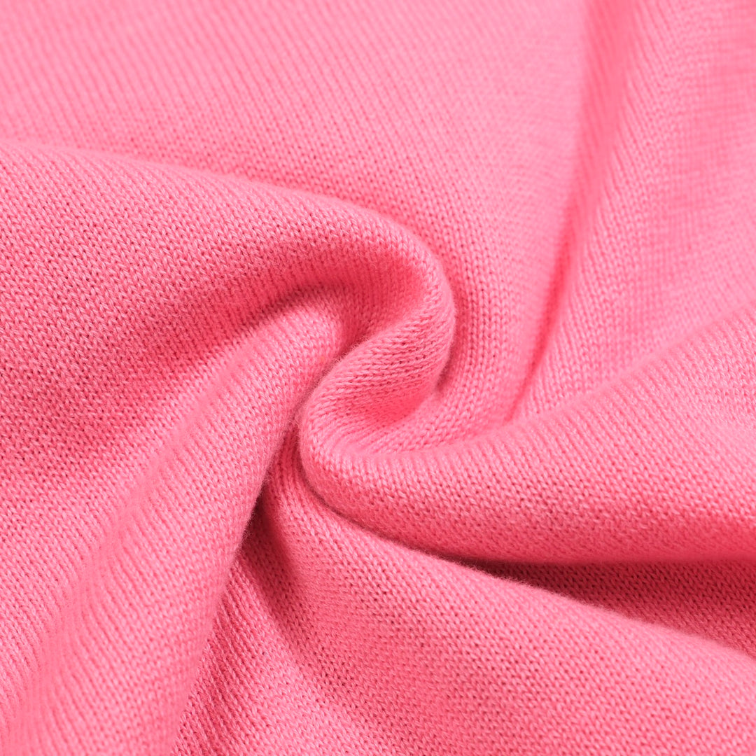 Women's rose dog jacquard shoulder knitwear