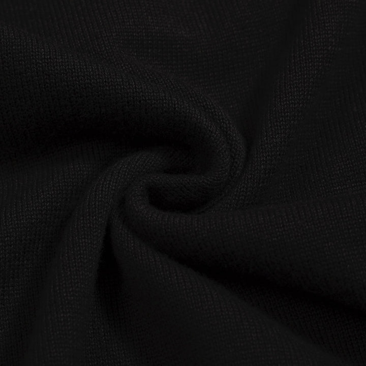 Men's black pocket knit cardigan