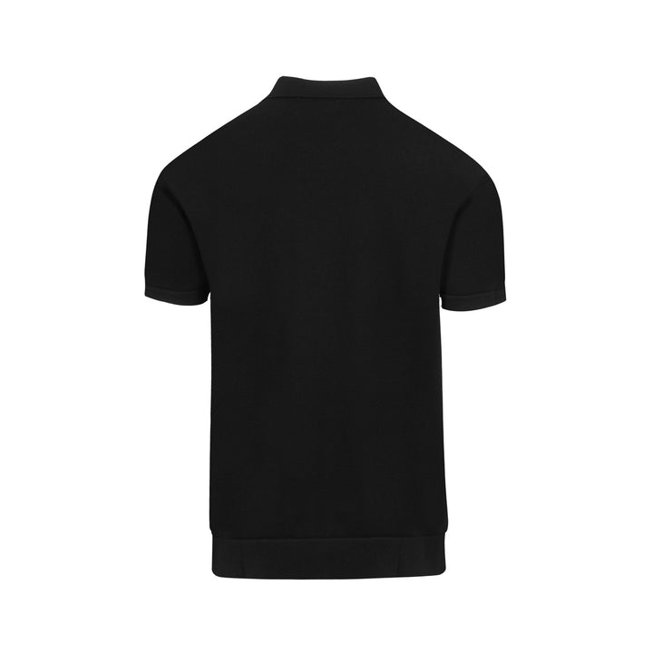 Men's black pocket knit cardigan
