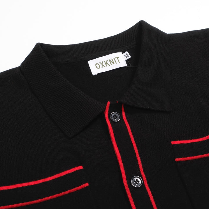 Men's black pocket knit cardigan