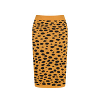 Women’s Green Leopard Print Knit Set with Cheetah Graphic