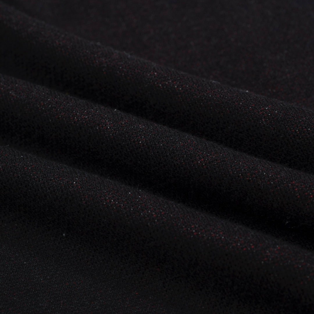 Cardigan tricoté Jacquard en forme de cœur noir