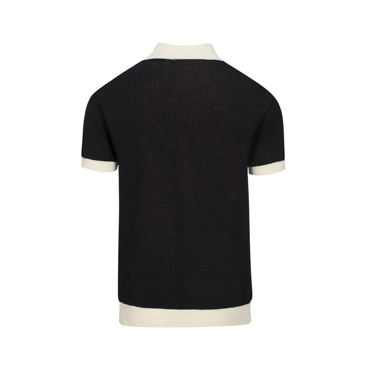 Cardigan tricoté Jacquard en forme de cœur noir