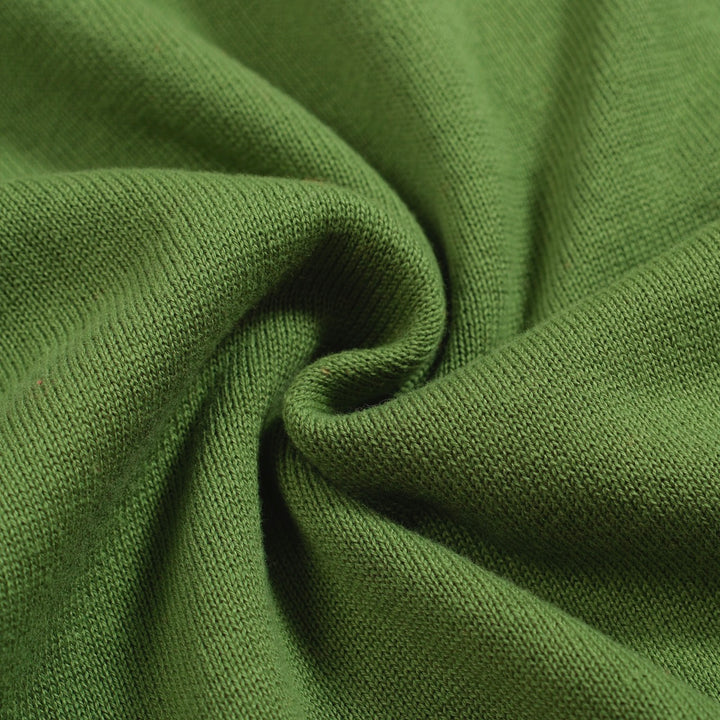 Color vintage de color verde de contraste para hombres