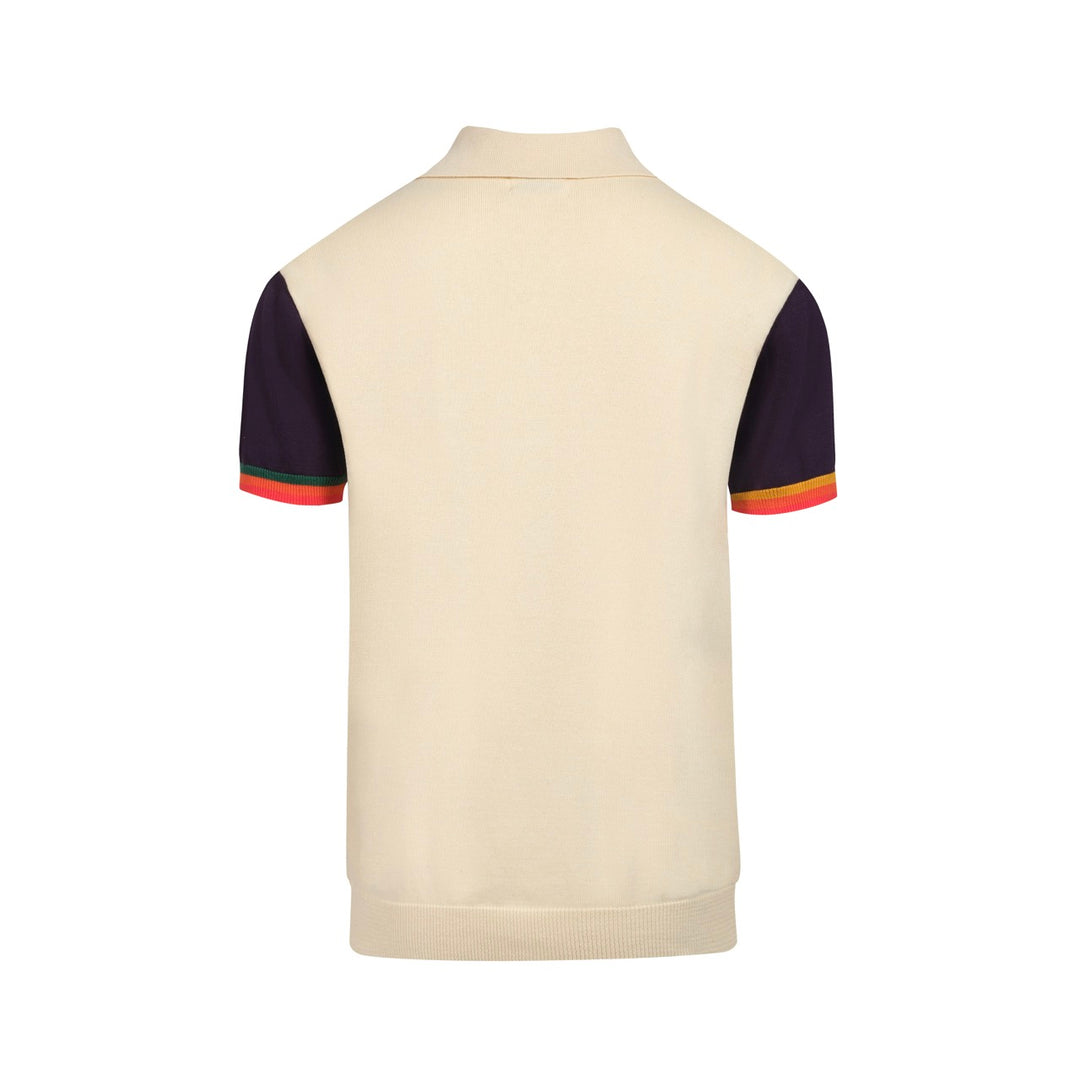 Cárdigan de rayas a rayas multicolores para hombres cárdigan