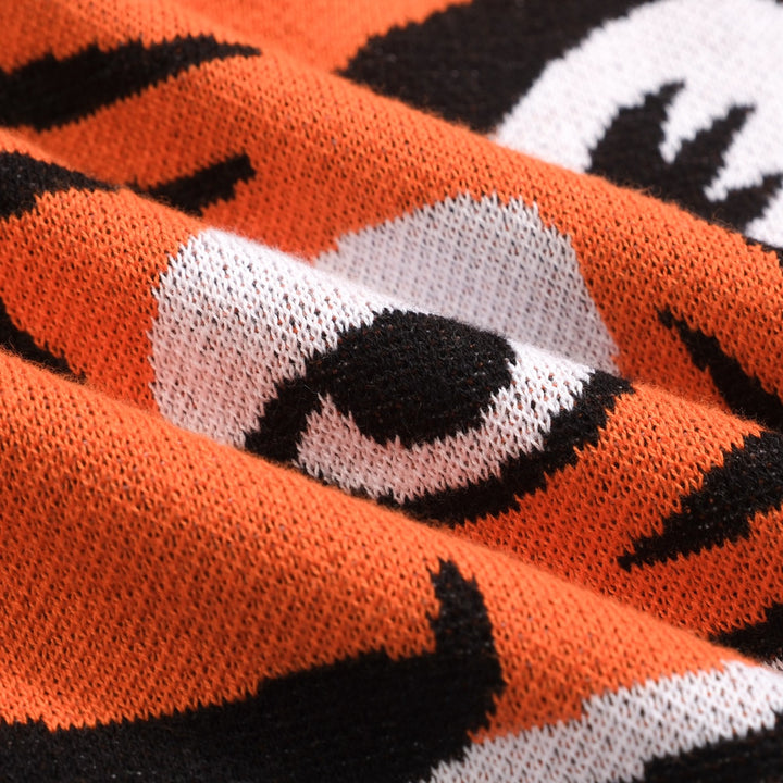 Frauen orangefarbene schultergestrickte T -Shirt - Kurzversion Größe