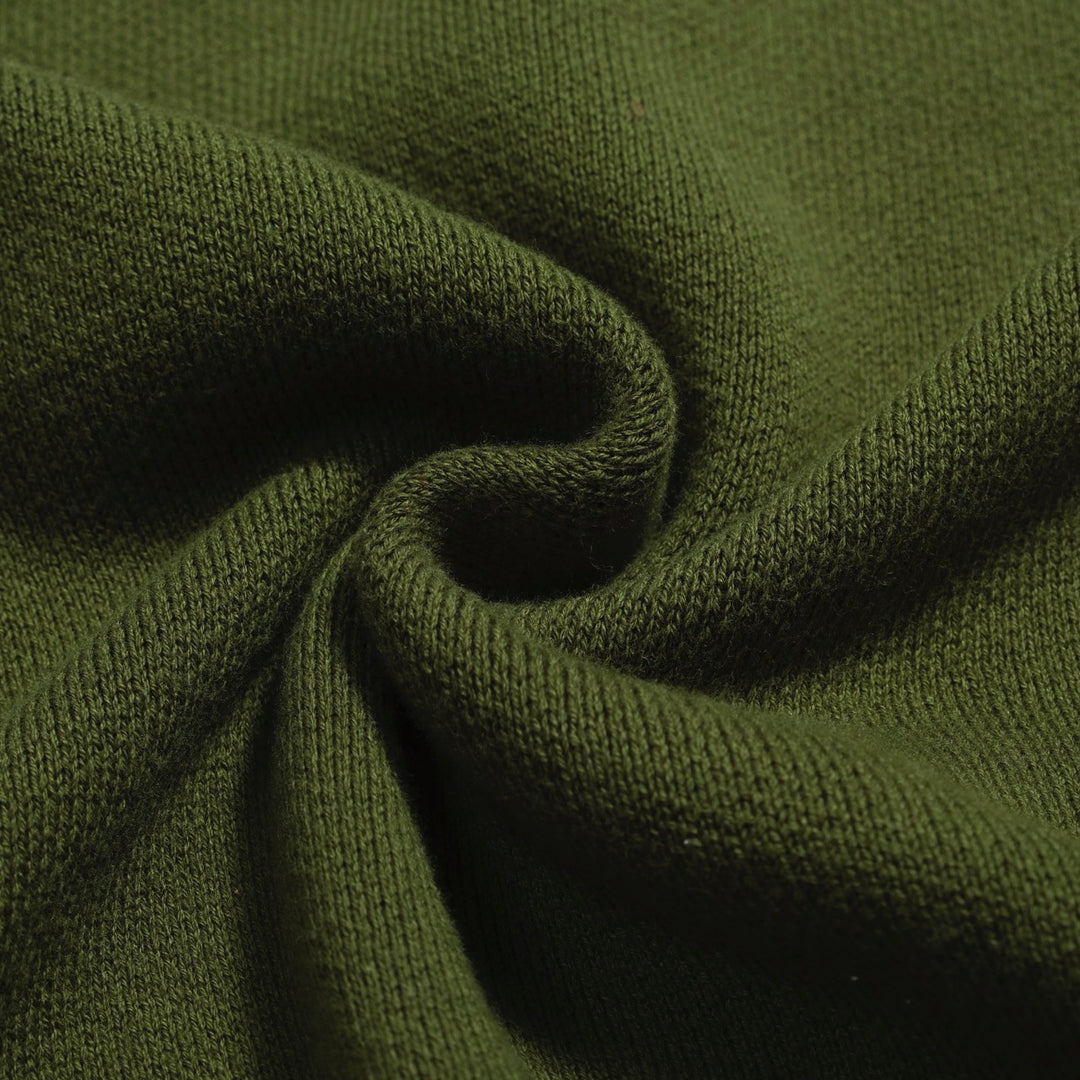 Green Cat Jacquard voor dames gebreide t-shirt