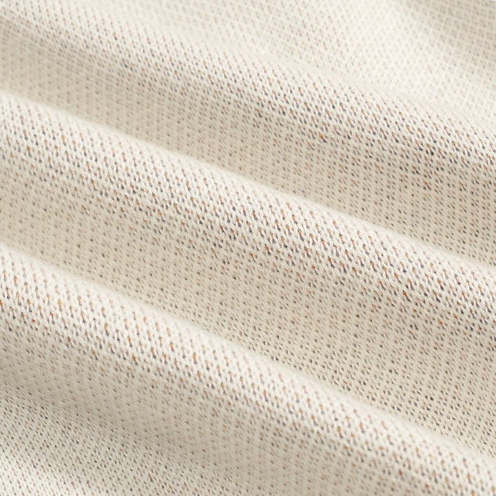 Fleur d'abricot blanc pour femmes cardigan tricoté jacquard
