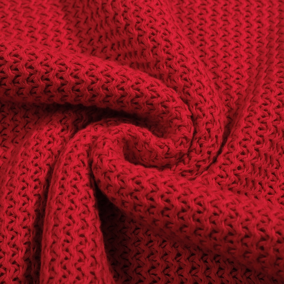 Red Red Redro Casual V-hals van heren gebreide poloshirt