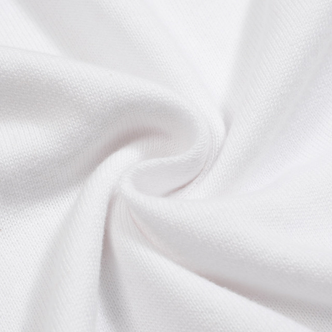 Hvit vintage stripete jacquard-strikk for kvinner