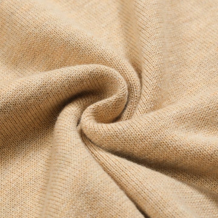 Men's khaki gold thread vintage jacquard 1971 knit T-shirt