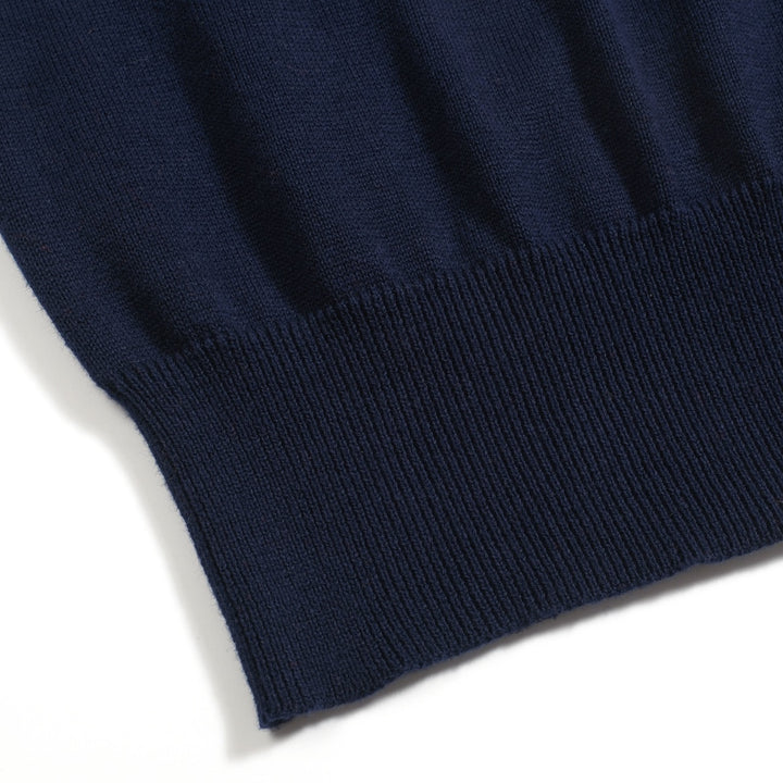Women's lightning jacquard puffed sleeve knitted polo