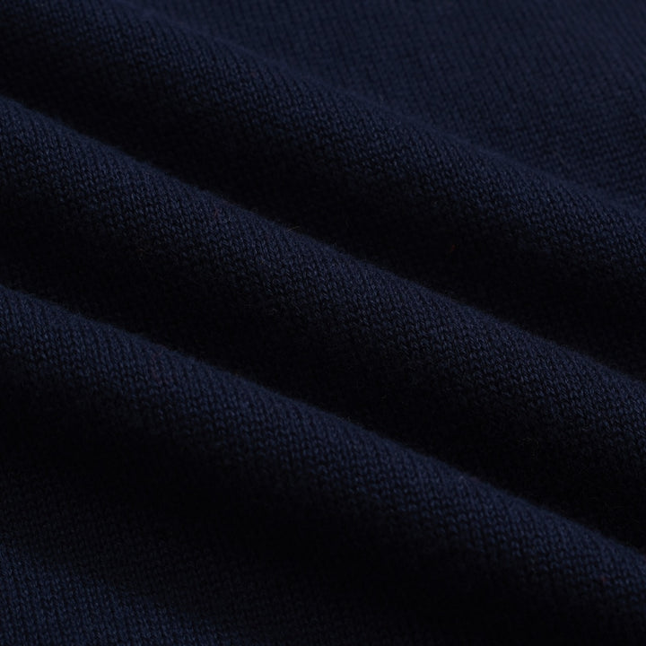 Women's lightning jacquard puffed sleeve knitted polo