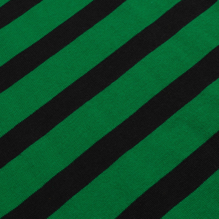 Women's vintage green jacquard collage knitwear