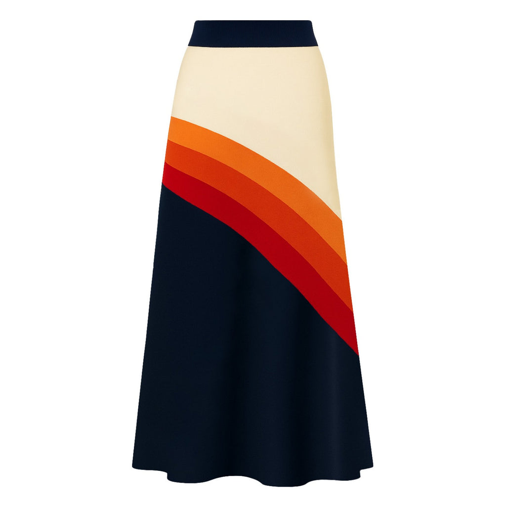 .at 高野洸 Stripe Jacquard Knit Long Skirt at 高野洸 Stripe Jacquard Knit Long Skirt at 高野洸 Stripe