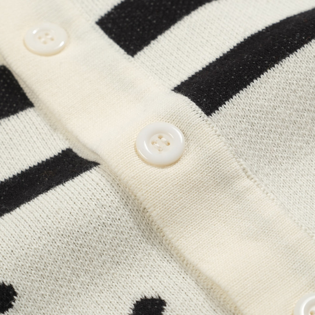 Vitrandig fågelkonstjacka för herr i jacquard