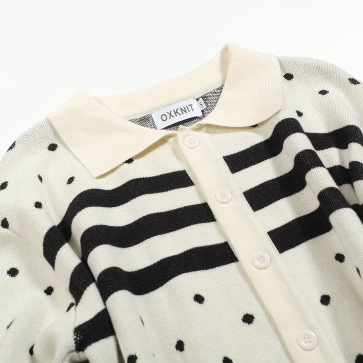 Vitrandig fågelkonstjacka för herr i jacquard