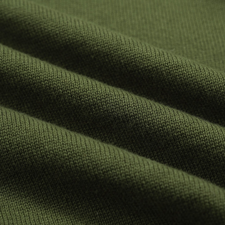 Men's green retro grid jacquard knitted cardigan