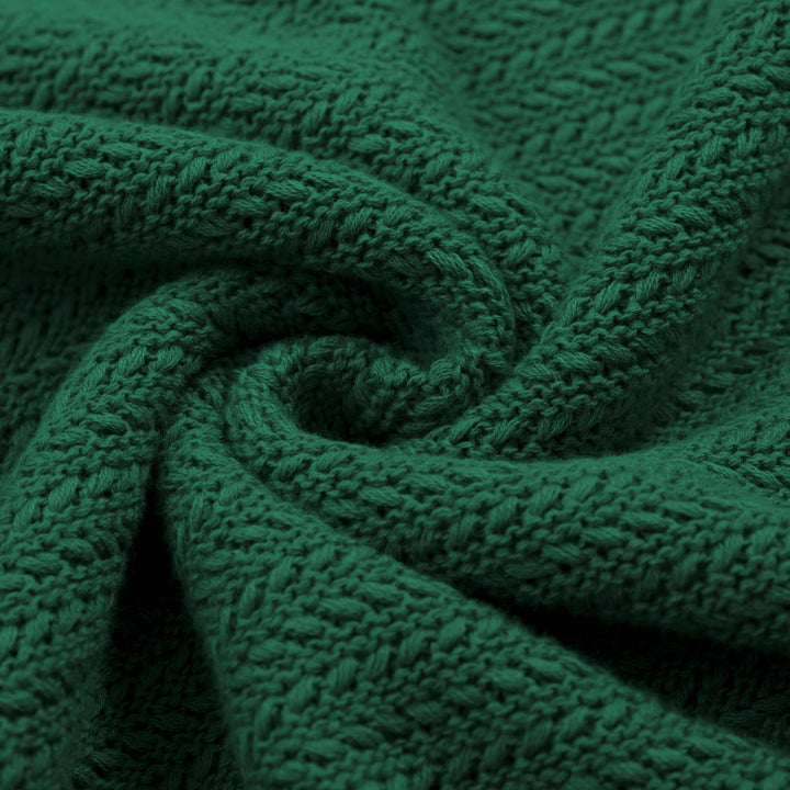 Polo classique tricoté brodé cœur vert pour homme