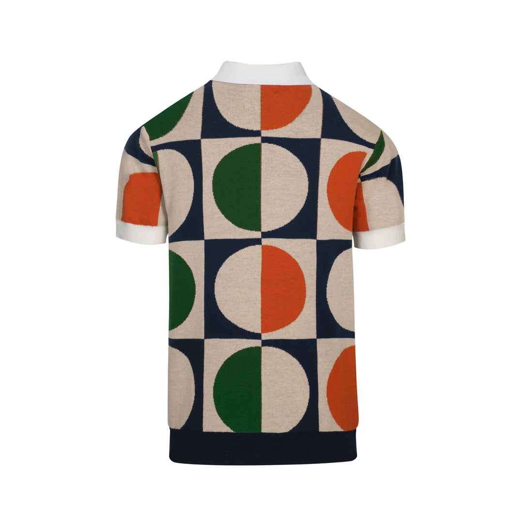 Cardigan Maglia Uomo Retro Trend Artistico