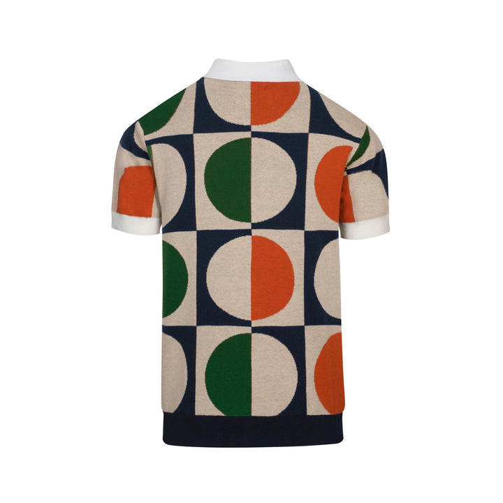 Cardigan Maglia Uomo Retro Trend Artistico