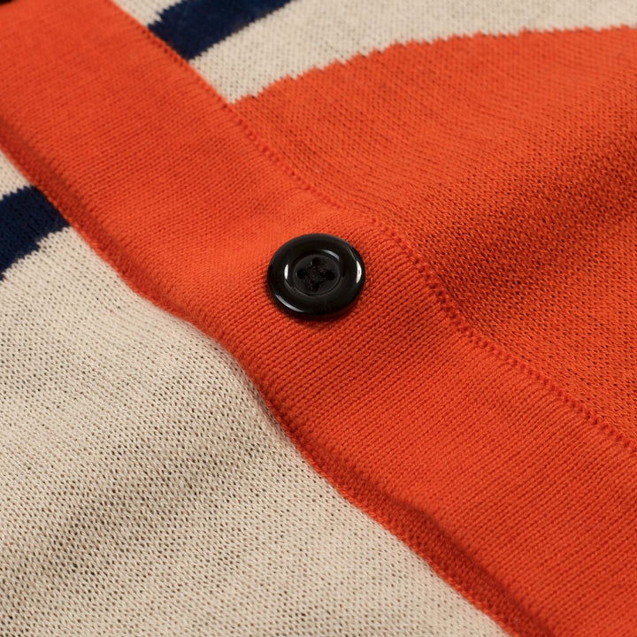 Cardigan Maglia Uomo Retro Trend Artistico