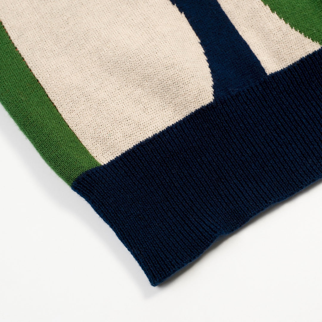 Cardigan Maglia Uomo Retro Trend Artistico